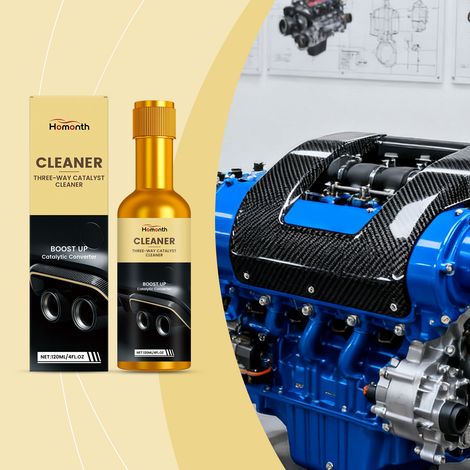 Three-way catalytic converter cleaner controls stubborn carbon deposits and optimizes fuel consumption. Gasoline car maintenance cleaner - 120ml (1/5)