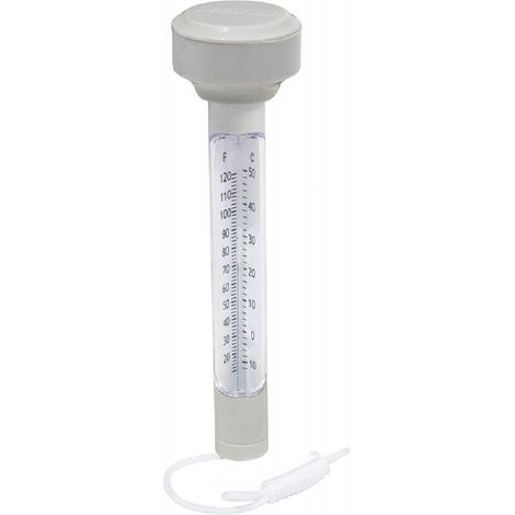 TRADE SHOP - Termometro Galleggiante Per Piscina In Abs Temperatura Acqua Con Cordicella 58072 - (1/5)