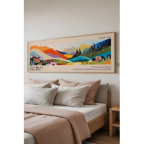 Arte de pared de MDF con marco Painting Multicolor (1/5)