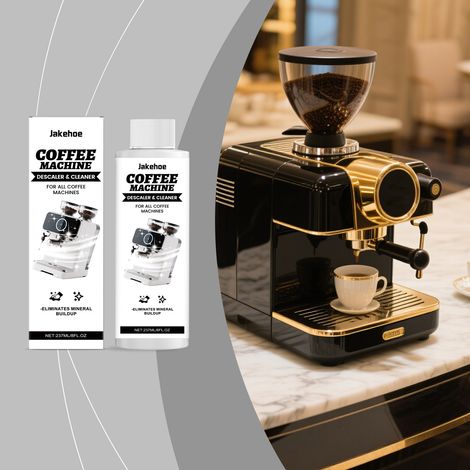 Entkalker für Kaffeemaschinen zur täglichen Reinigung von Flecken, Kalkablagerungen und Filtern geeignet für die Pflege von Kaffeemaschinen zu Hause – 237 ml -- BIEMMEDUE (1/5)