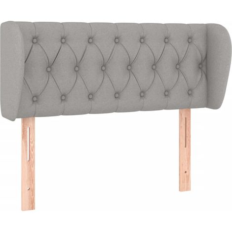 Maison Exclusive - Testiera ad Orecchio Grigio Chiaro 93x23x78/88 cm in Tessuto (1/5)