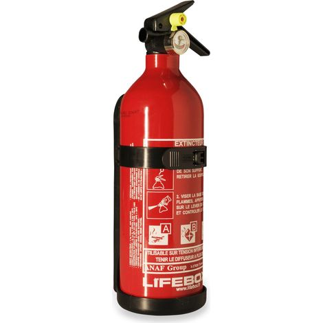 1 kg Feuerlöscher mit Manometer nf LIFEBOX LIFEBOX