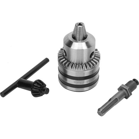3.0-16MM 1/2-20UNF, 1/2-20UNF Capacité 3.0-16MM Mandrin de Forage à clé Mandrin de Type clé avec Adaptateur à Tige Ronde pour Perceuse à Colonne, Mandrins de Perceuse électrique (1/5)