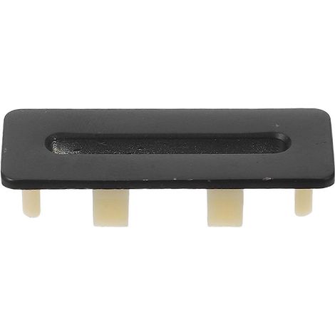 Cache-trop-plein compatible avec évier : Anneau de trop-plein compatible avec bande d'évier, compatible avec la cuisine et la salle de bain - Cache-bonde décoratif rectangulaire compatible avec évier, (1/5)