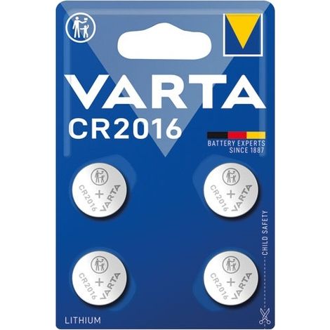 VARTA - Pile electronique lithium CR2016 x 4 (1/4)