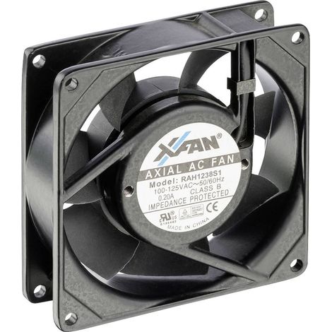[NEUWERTIG] B-Ware X Fan Rah1238 S1 Axiallüfter 230 V/Ac 163 M³/H 120 X 120 X 38 Mm Gleitgellager