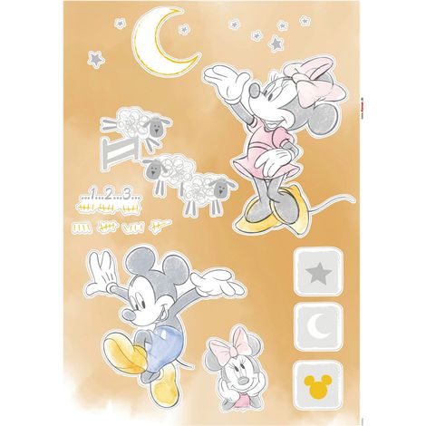 Stickers muraux- Mickey Counting Sheeps (1/2)