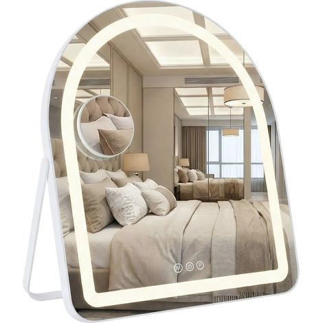 Mirror Rea Glam 40X45 Led White