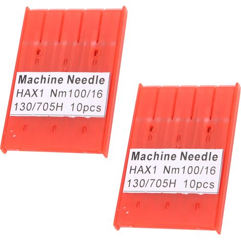 20 aiguilles à coudre universelles pour machine à coudre, outils de couture domestiques avec boîte de rangement pour tailleur Nm100/16 (1/5)