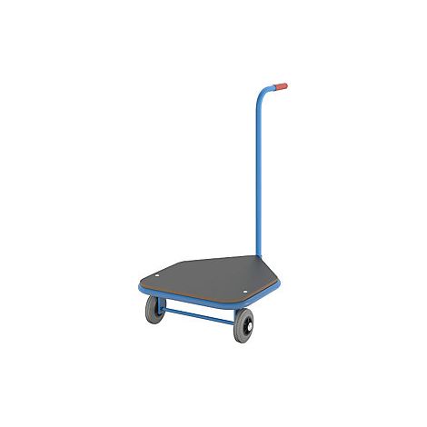 Rodador con asa  carga máx 100 kg  cama de tablero MDF  600 x