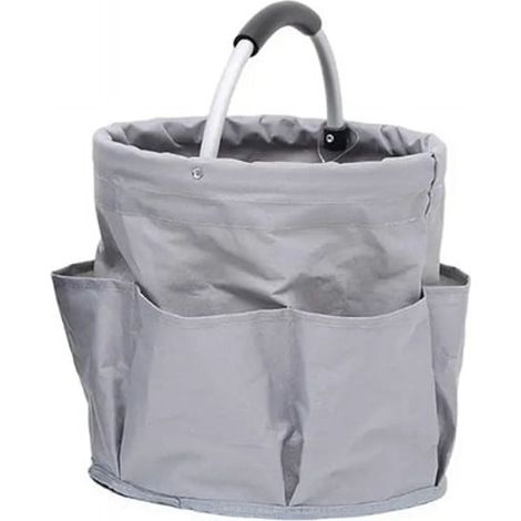 Sac De Rangement Pliable - 28 X 28 Cm - Tissu Oxford 600D Enduit - Pour Outils De Jardinage - 1 Pièce (1/4)