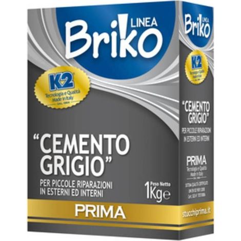 12 x LINEA BRIKO CEMENTO GRIGIO DA  1 KG
