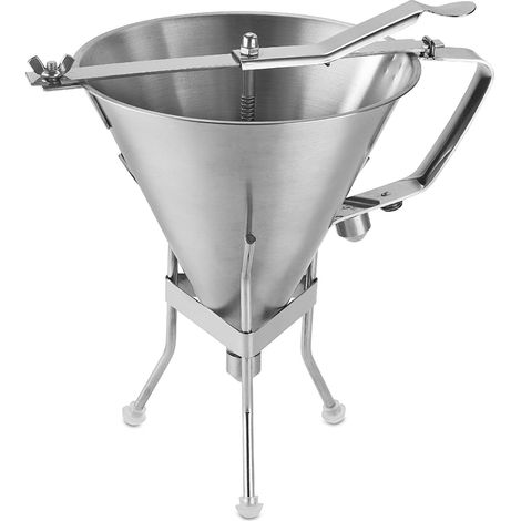 Entonnoir Doseur à Piston Inox 1 L - Pujadas