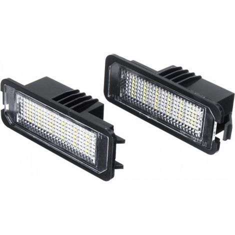 LED Kentekenverlichting set geschikt voor VW Volkswagen Golf 4 Golf 5 Golf 6 Golf 7 GTI GTD R R32 R20 R line Bora Eos Lupo Beetle Passat Phaeton Polo 5 6R 6C Scirocco Touareg Tiguan CANBUS LED Kenteke (1/3)