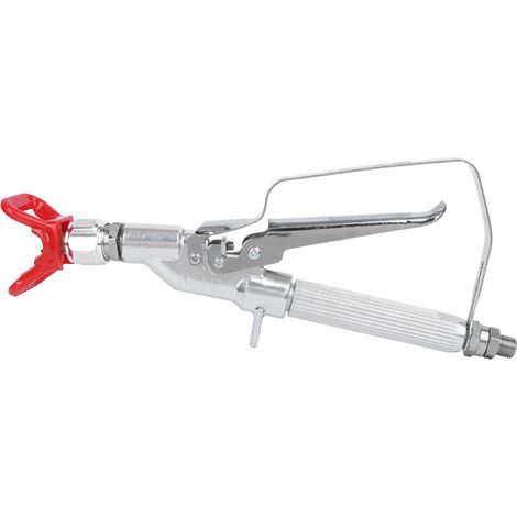 Pistolet à peinture sans air haute pression à tige droite ergonomique en acier inoxydable G1/4 pouce (1/5)
