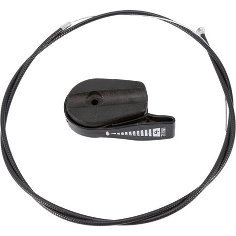 Tondeuse Câble Universel d'Accélérateur Interrupteur Contrôle Jardin Machine Assemblage à Gazon de 65 pouces Commande commutateur Machine Raccordement pour Guidon Moto Accident Hazard Interru(Noir) (1/4)