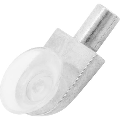Lot de 10 équerres pour étagères en verre et meubles cuisine, supports de plateau en métal plastique 16,6x11,9x5 mm (1/5)