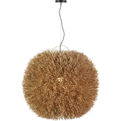 Suspension rotin chic et naturelle - Beige doré naturel (1/3)