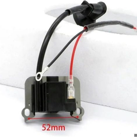 Bobine d'allumage débroussailleuse - LUSKYKA - Performance optimale - Entraxe 62 mm - Compatible 52 cm3 (1/5)