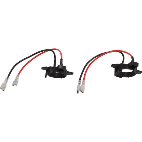Lot de 2 supports ampoule phare LED TK-130 IP68 étanche anti-corrosion ABS facile à monter adaptateur H7 9-24V 100W pour maison industrie (1/5)
