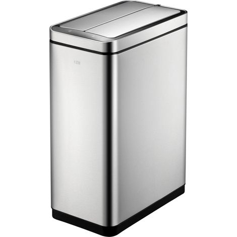 EKO - Poubelle à capteur Deluxe Phantom 45 litres - Stainless steel Polypropylene - inox mat (1/4)