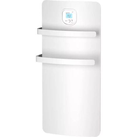 Handtuchheizkörper - ANURI - Rx Aluminium und Gebläse - 1200W - 36,6x74,1x17,4 cm - programmierbar - Fenstererkennung - weiß Noirot (1/4)