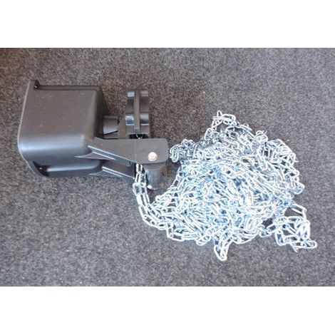 Came – Treuil de traction à chaîne manuel pour moteur CBX de porte sectionnelle – Chaîne DIN 766 Ø 3 mm – Longueur 10 m pour manipulation sécurisée (1/3)
