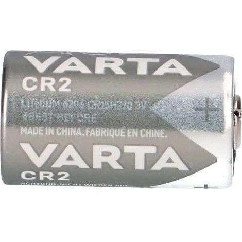 5x Varta Photobatterie CR2 Lithium 3V 920mAh 1er Blister Foto (1/5)