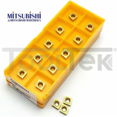PLACCHETTE INSERTO UTENSILI TORNIO INSERTI 10pz ROMBOLATO CCMT060204