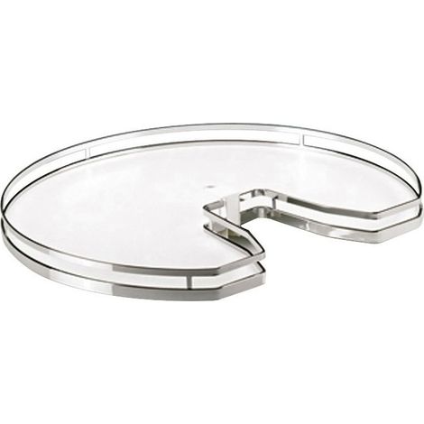 Plateaux 3/4 rond arena style revo 90 - Décor : Anthracite - Diamètre : 810 mm - Pour caisson : 900 x 900 mm - KESSEBOHMER