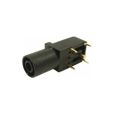Fiche banane femelle 4 mm RS PRO Marron Femelle 24A 1000V ( Prix pour 1 )