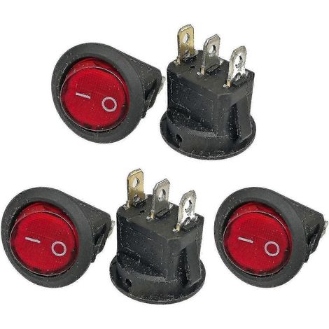 LED-beleuchtetes Wippschalter-Bedienfeld für Wohnmobile, LKWs oder Boote, elektronischer Ein-/Ausschalter (1/5)