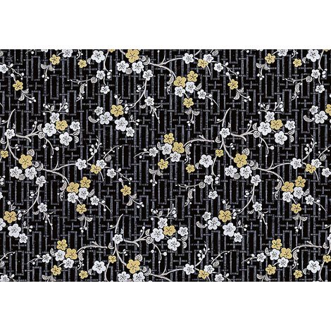 Oriental Blossom Fablon Stationary Crafts Self Adhesive Film 2 m X 45 cm Vinyl (1/4)