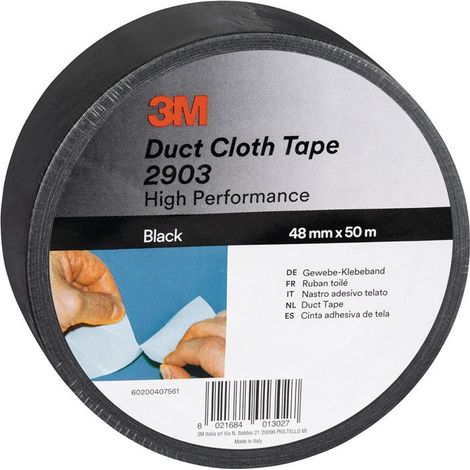 Scotch 2903 Cinta aislante negra 48mm x 50m 3M 7100098695