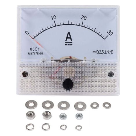 Ampèremètre de surface analogique CC 85C1-A 30 A pour la charge de la batterie, test automatique des circuits (1/5)