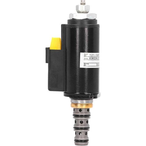 Vanne de commande de pompe hydraulique en acier inoxydable à sole électrique pour pelle Caterpillar (1/5)