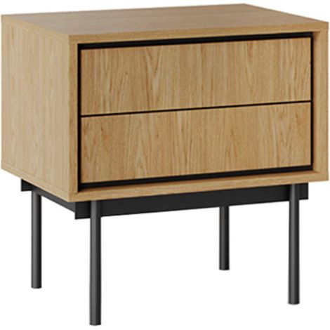 Nachttisch mit 2 Schubladen Vidia Holz (1/4)
