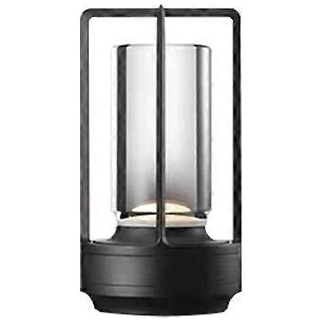 Lampe de table LED rechargeable 2600 mAh, lampe de table moderne à réglage tactile pour chambre à coucher, restaurant, décoration (1/5)