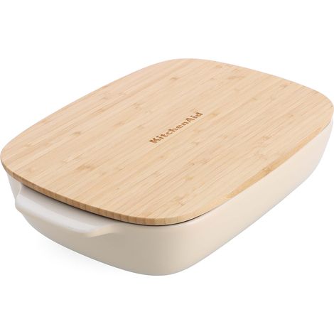 KitchenAid Stoneware (CC006107-001) Creme Auflaufform