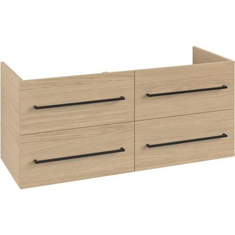 VB Waschbeckenunterschrank Avento A89310 1180x514x484mm Eckig Nordic Oak