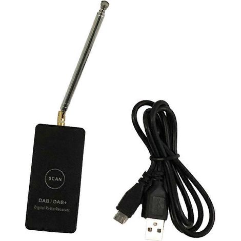 Boîtier radio numérique DAB+ pour voiture, récepteur DAB+, antenne, interface USB, portable uniquement pour lecteur MP3 avec ports USB (1/5)