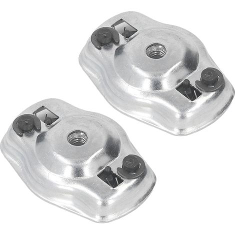 2 Stück Stahl-Startklinkenplatte mit Knopf, Ersatzteile für Trimmer 128R, 135R, 323R, 327, RDX, 535, Rx (1/5)