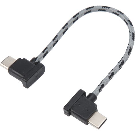 Câble de données Type C à Type C, angle droit 15cm, pour télécommande DJI Mavic Air 2 / Mini 2 (1/5)