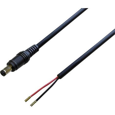 BKL Electronic 076100 DC-Steckverbinder DC-Hohlstecker - Aderendhülsen 2 m 1 St.