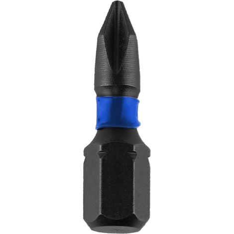 Puntas de destornillador de impacto Phillips PH2x25mm, 2 unidades en blíster