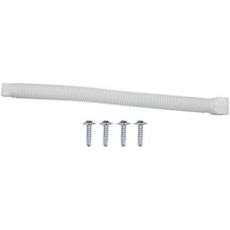 Extensions de Tuyau de Descente de Gouttière Rallonge de Tuyau de Descente Rétractable Rallonge de Tuyau de Descente Flexible Accessoires de Bec de Descente Fournitures de (Blanc) (1/4)