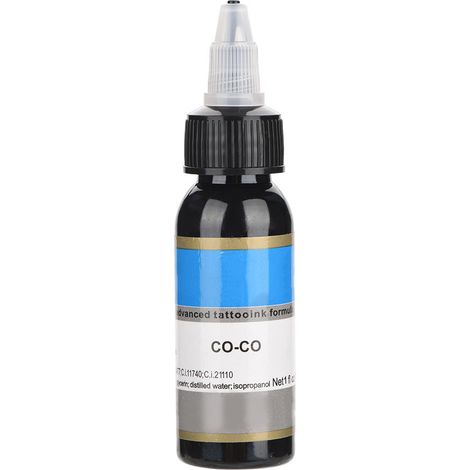 Peinture corporelle semi-permanente 30ml pour sourcils, maquillage permanent tatouage encre (CO-CO) (1/5)