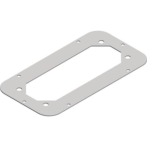 Spacial - plaque passe-câbles - 1xFL21 - pour coffret S3D - acier - 245x130mm - NSYTLCFL (1/3)