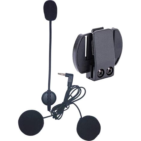 Kit Microphone Et Haut-parleur - 1 Ensemble - Filiaire - Pour Interphone Moto V6 V4 - Compatible Casque Bluetooth (1/5)
