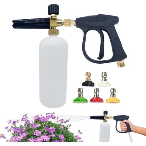Cavo di prolunga per idropulitrici, senza fili, portatili, ad alte prestazioni, set idropulitrice portatile, per la pulizia di giardino, auto, terrazzo (1/5)